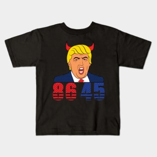 86 45 Impeach Trump 8645 Pro America Anti Trump USA 2020 Kids T-Shirt